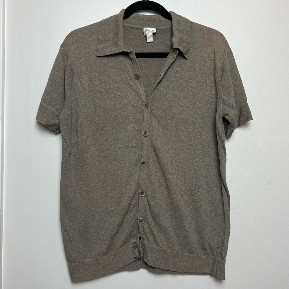 Vintage Armani Collezioni short sleeve cardigan